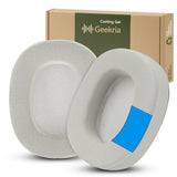 Geekria Sport Cooling-Gel Replacement Ear Pads Compatible with Sony WH-1000XM6 Headphones, Easy to Install, Max Comfort Upgrade, Ear Cushions Repair Parts (Platinum Silver)