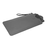 Geekria Keyboard Carrying Case Replacement for Logitech MX Keys Mini Keyboard Case, Vegan Leather Protective Travel Bag Keyboard Cover (Dark Grey)