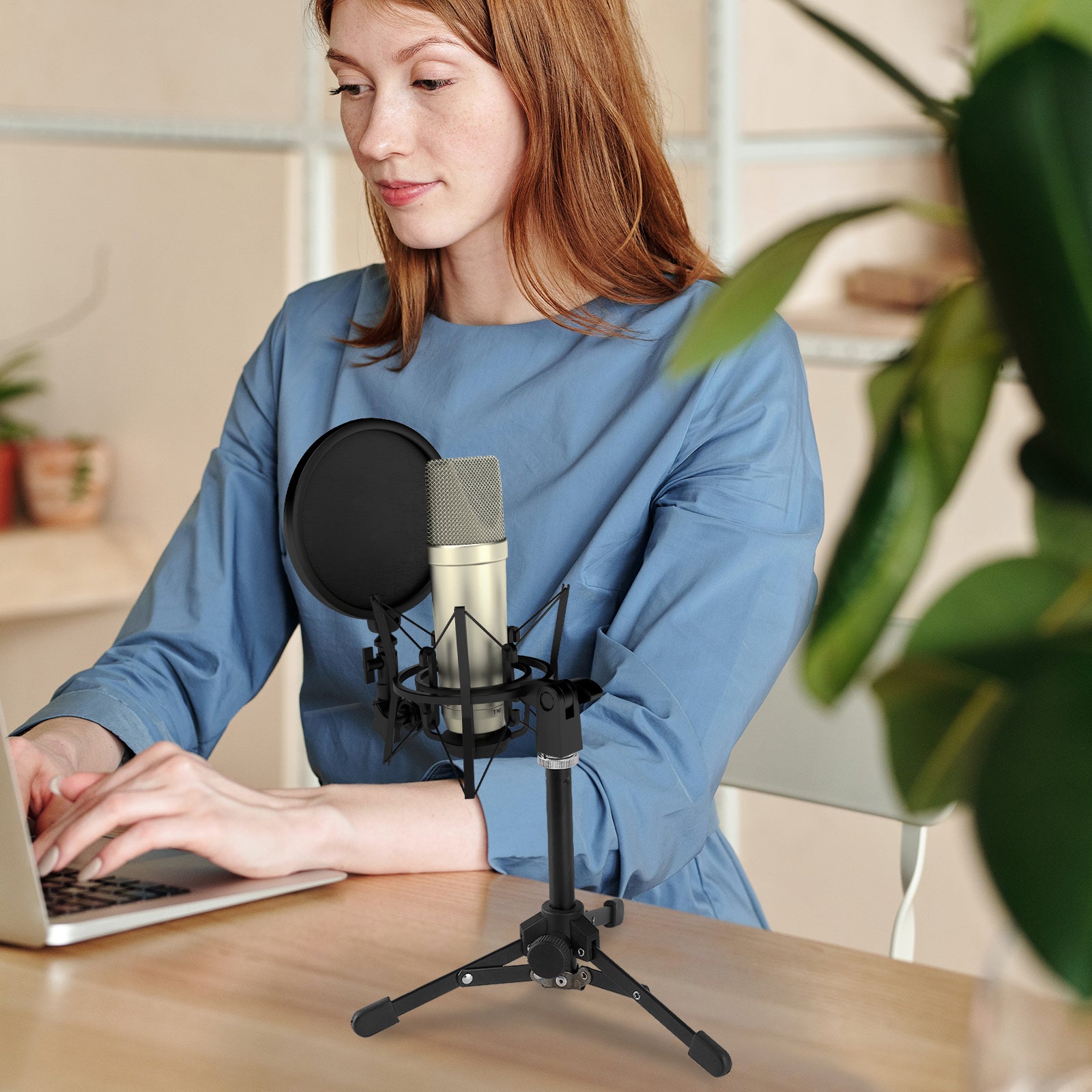 Nady Condenser deals USB microphone + shock mount+ pop filter + desk mic stand