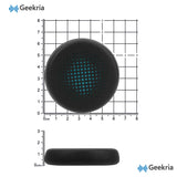 Geekria QuickFit Replacement Ear Pads for JLab Go Work/ Work Gen 2 Wireless Headphones Ear Cushions, Repair Parts (Black)