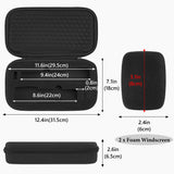 Geekria for Creators Wireless Microphone Case Compatible with JBL Wireless Two Microphone System & JBL PartyBox, Bietrun, Handheld Dual Mic Travel Bag with 2 Mic Covers (Black)