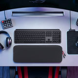 Geekria Keyboard Travel Carrying Pouch, Compatible with Logitech MX Keys S / MX Mechanical / MK955, Keychron B6 Pro, Apple Magic Keyboard with Numeric (Black)