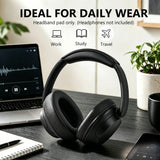 Geekria Replacement Headband Compatible with Sony WH-CH720N Headphones, Headband Cushion Cover Repair Parts with Screwdriver (Black)