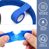 Geekria Non-woven Fabric Headband Cover for Turtle Beach Stealth 700 Gen 3, 600 Wireless, AKG K420, A10, SteelSeries Arctis 1, Nova 1, Logitech G PRO X Headphones (Blue/2 Pcs)