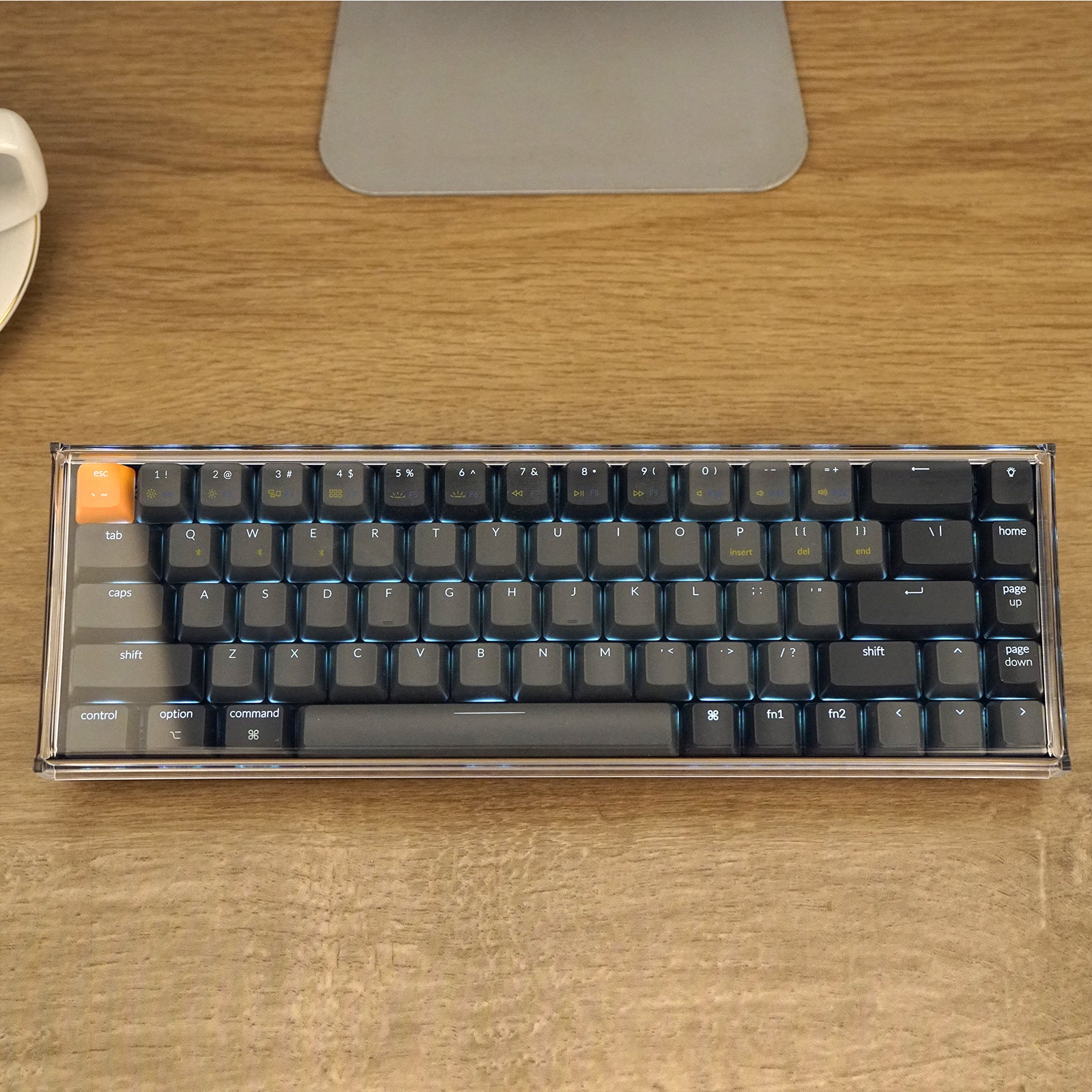 Acrylic Keyborad Geekria 65% Keyboard Dust Cover, Clear Acrylic Keyboard Cover for 68 K