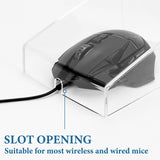 Geekria Mouse Dust Cover, Acrylic Material Provides Dustproof, Waterproof and Splash-Proof, Durable, Impact-Resistant, Compatible with Logitech G502 Gaming Mouse (Transparent Acrylic)