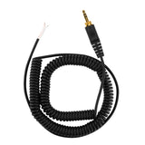 Geekria Audio Cable Replacement Compatible with Sony MDR-7506 7509 V6 V600 V700 V900 Headphones Coiled Repair Cable / Spring Replacement Cord (Black 3.8ft)