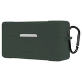 Geekria for Creators Microphone Case Cover Compatible with DJI Mic 2 Charging Case, Mic Silicone Protective Case Skin, Soft Microphone Travel Charging Case Sleeve (Green)