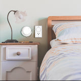 Geekria Wall Mount Compatible with Google Nest WiFi Add-On Point ONLY, ABS Space-Saving Bracket Holder Shelf, The Simplest Cable Management Wall Mount Bracket (3 Pack)