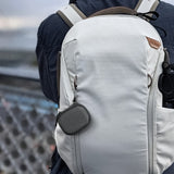 Geekria Shield Earbuds Case Compatible with T5 II True Wireless, Replacement Portable Hard Shell Travel Carrying Bag with Cable Storage (Grey)