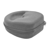 Geekria Shield Headphones Case for Large-Sized Over-Ear Headphones, Replacement Hard Shell Travel Carrying Bag with Cable Storage, Compatible with Sony, JBL, HyperX, B&W Headsets (Microfiber Grey)