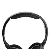 Geekria Protein Leather Headband Pad Compatible with Sennheiser HD229, HD228, HD220, HD219, HD218, Headphones Replacement Band, Headset Head Cushion Cover Repair Part (Black)