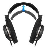 Geekria Sheepskin Headband Pad Compatible with Sennheiser HD800, HD800S, HD820, HD8XX Headphones, Replacement Band Repair Part (Black)