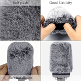 Geekria for Creators Furry Windscreen for 1.6'' (40mm) Diameter Microphones, Mic DeadCat Wind Cover Muff, Windjammer, Fluff Cover Windshield Compatible with HyperX SoloCast (Grey / 2 Pack)