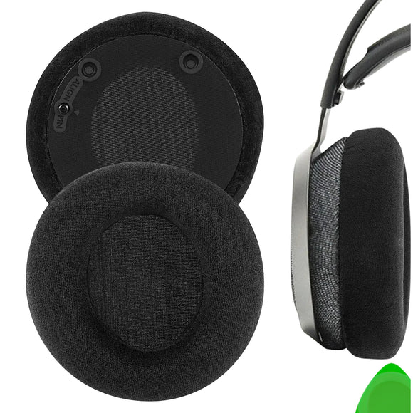 Geekria Comfort Velour Replacement Ear Pads for Philips Fidelio X3 Wired Headphones Ear Cushions, Headset Earpads, Ear Cups Cover Repair Parts (Black)
