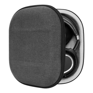 Geekria Shield Headphones Case Compatible with Sennheiser PXC 550-II Wireless, EPOS ADAPT 660 Replacement Hard Shell Travel Carrying Bag with Cable Storage (Grey)