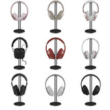 Geekria Aluminum Alloy Headphones Stand for Over-Ear | On-Ear Headphones, Gaming Headset Holder, Desk Display Headphone Hanger with Solid Heavy Base, Compatible with Bose, Sony (Black)