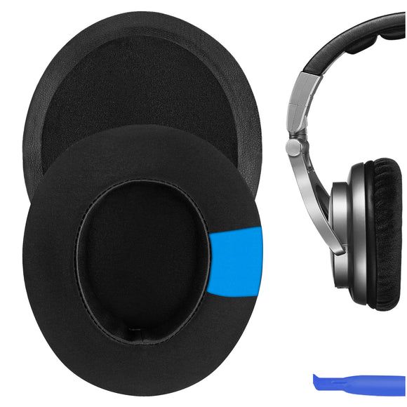Geekria Sport Cooling Gel Replacement Ear Pads for Sony MDR-CD250 Headphones Ear Cushions, Headset Earpads, Ear Cups Cover Repair Parts (Black)