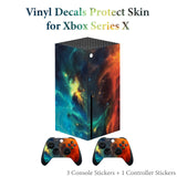 Geekria Skin Sticker Compatible with Xbox Series X, Full Body Vinyl Decal Cover for Console, Protective Skin Wrap, Scratch-Resistant Gaming Console Accessory