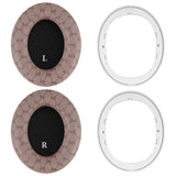 Geekria SNAP Magnetic Ear Pads for Beats Studio 3 Wireless, Studio 2 Wireless, Studio 2 Wire Easy Switch Ear Cushions, Exchange Earpads in Seconds (Grid Brown, 1 Pair)