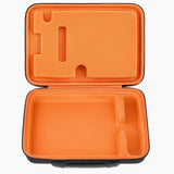 Geekria Hard Shell Travel Case Compatible with Akai Professional MPC Sample Portable Groovebox, Audio Sampler Carrying Bag (Orange)