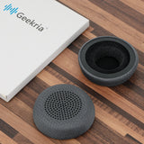 Geekria Comfort Mesh Fabric Replacement Ear Pads for Logitech Zone Wireless, Zone 900 (Do Not Fit Zone Wired/ 750/ Wireless 2) Headphones, Ear Cushions (Titanium)