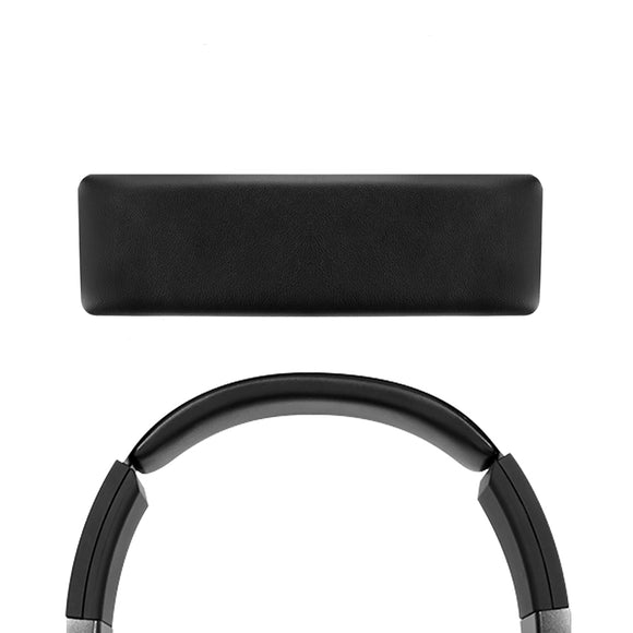 Geekria Protein Leather Headband Pad Replacement for AKG K845BT, K845, K545, Headphones Replacement Band, Headset Head Cushion Cover Repair Part (Black)