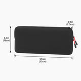 Geekria Keyboard Travel Carrying Pouch, Compatible with Logitech MX Keys Mini / Pebble Keys 2 K380s / Keys-to-GO 2, Apple Magic Keyboard MXCL3LL/A, MXCK3LL/A, Keychron B1 Pro (Black)