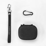 Geekria Shield Earbuds Case Compatible with Google Pixel Buds 2 True Wireless Earbuds, Replacement Hard Shell Travel Carrying Bag with Carabiner Clip (Grey)