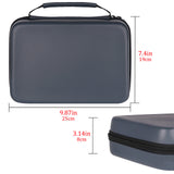 Geekria Two Controllers Travel Carrying Bag Compatible with Sony PS5/PS4, Google Stadia with Internal Mesh Pocket Room for Cable Cord and Accessories