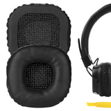 Geekria QuickFit Replacement Ear Pads for Marshall Major/MajorII/Major2 Headphones Ear Cushions, Headphone Accessories Repair Parts (Black)