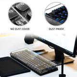 Geekria Tenkeyless TKL Keyboard Dust Cover, Clear Acrylic Keypads Cover for 80% Compact 87 Key Computer Mechanical Gaming Keyboard, Compatible with Logitech G PRO, G915 TKL, G PRO X TKL.