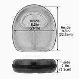 Geekria PRO Hard Shell Headphones Case for Apple AirPods Max 2 & AirPods Max, ABS Shell with Soft Lining, Charging-Ready (Power Bank Not Included) (Black)