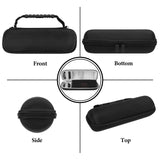 Geekria Shield Speaker Case Compatible with JBL Flip 7 / 6 / 5 / 4 / 3 Cover, Replacement Travel Hard Shell Portable Speaker Protective Carrying Bag with Cable Storage, Shockproof
