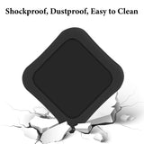 Geekria Protective Case Compatible with Apple TV 4K (3rd Generation) - Lightweight (Anti Slip) Shockproof Silicone Cover (Black)
