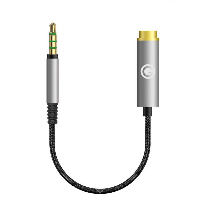 Geekria 3.5mm (4-Pole) Balanced to 4.4mm (5-Pole) Balanced Adapter Cable, 15cm Headphone Upgrade Conversion Cord, Alumin