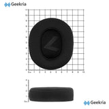 Geekria Mesh Fabric Replacement Ear Pads Compatible with Plantronics BackBeat GO 810 Wireless Headphones Ear Cushions, Repair Parts (Black)