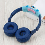 Geekria Knit Fabric Headband Cover Compatible with Bose QC45, QC35 II, Sony WH-1000XM4, Beats Solo4, Studio3, JBL Tune 720BT Headphones, Easy DIY Installation (Blue)
