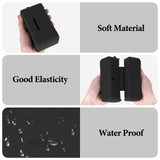 Geekria for Creators Microphone Case Cover Compatible with DJI Mic 2 Charging Case, Mic Silicone Protective Case Skin, Soft Microphone Travel Charging Case Sleeve (Black)