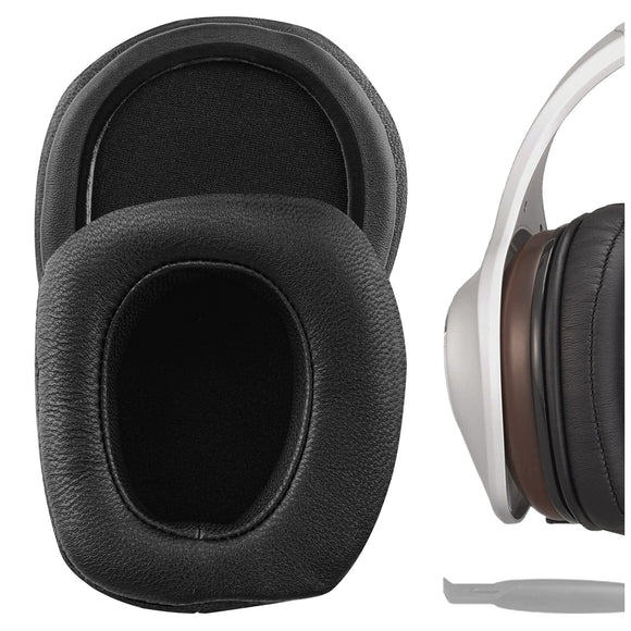 Geekria Elite Replacement Ear Pads for DENON AH-D600, AH-D7100 Headphones Ear Cushions, Headset Earpads, Ear Cups Cover Repair Parts (Black)