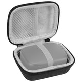 Geekria for Creators Microphone Carrying Case Compatible with Hollyland Lark A1, M1, C1, Rode Wireless Micro, Boya mini, Maono Wave T1 Mini Charging Case, Hard Shell Travel Bag (Dark Grey)