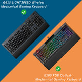 Geekria Full Size Keyboard Dust Cover, Clear Acrylic Keypads Cover for 6 Dedicated G-Keys Computer Mechanical Keyboard, Compatible with Logitech G915, G815 LIGHTSPEED RGB Mechanical Gaming