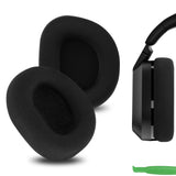 Geekria Comfort Fabric Replacement Ear Pads for Turtle Beach Stealth 600 Gen 2, Gen 3 Headphones, Ear Cushions, Repair Parts (Black)