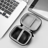 Geekria Shield Headphones Case Compatible with Fiio M5, BTR3, BTR5, A1, S.M.S.L IDOL+, IDEA, X4, Shanling Q1, M1, Replacement Hard Shell Travel Carrying Bag with Cable Storage