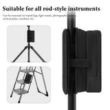 Geekria Hanging Power Bank Pouch for Tripods, Light Stands and Crossbars, Mount Holder Organizer Bag with Storage Pocket for Charger, Cable, Phone and Camera Accessories