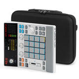 Geekria Hard Shell Travel Case Compatible with Akai Professional MPC Sample Portable Groovebox, Audio Sampler Carrying Bag (Orange)
