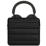 Geekria NOVA Headphone Puffy Pouch Compatible with Sony WH-1000XM5, Logitech G PRO X 2, Apple AirPods Max, Soft Shell Replacement Protective Travel Carrying Bag with Edge Protection (Black)