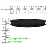 Geekria Protein Leather Headband Pad Compatible with HyperX Cloud Flight/ Flight S Headphones, Replacement Band Repair Part (Black)