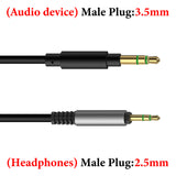 Geekria Audio Cable Compatible with Turtle Beach PX5, XP500, XP400, X42, X41, DX12, DX11, DPX21, DXL1, X12, X11, XL1, X32, X31, XP300, 2.5mm Replacement Stereo Cord (3 ft / 1 m)