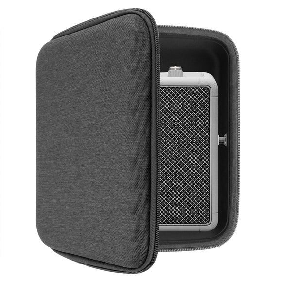Geekria Carrying Case for Marshall Stockwell II Portable Bluetooth Speaker, Waterproof Wireless Speaker, Hard Shell Traveling Bag with Room for Cable, Charger, and Parts (Black)